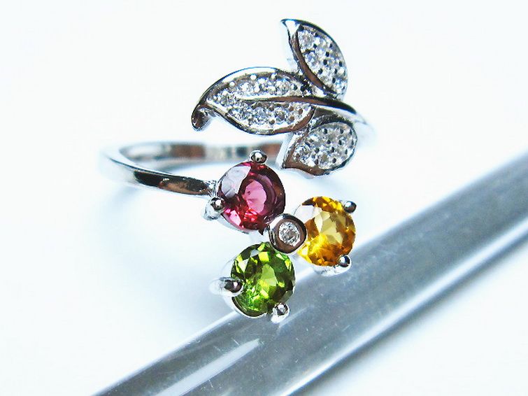 トルマリン指輪(12号) [t384-1664] 3枚目