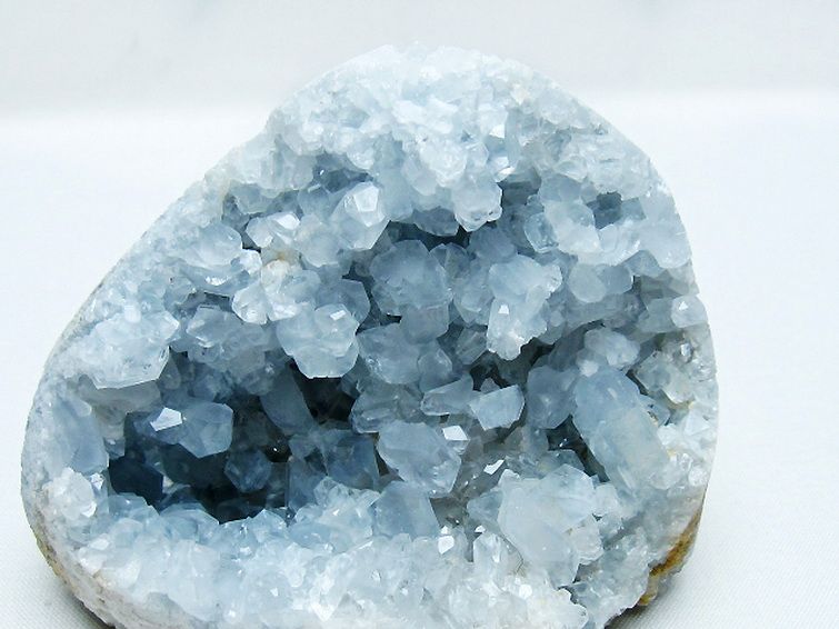 セレスタイト天青石原石 [t385-14540] 2枚目