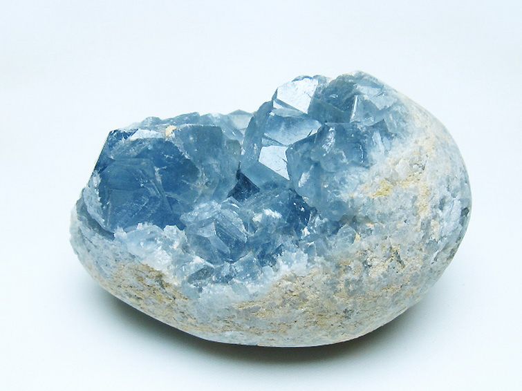 セレスタイト天青石原石 [t385-14745] 3枚目