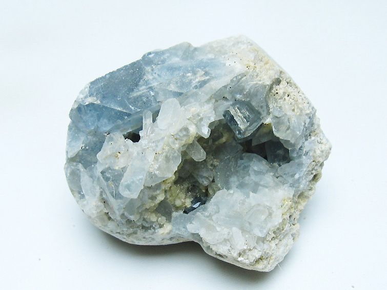 セレスタイト天青石原石[T385-14762] 3枚目