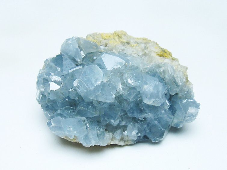 セレスタイト天青石原石 [t385-14763] 1枚目