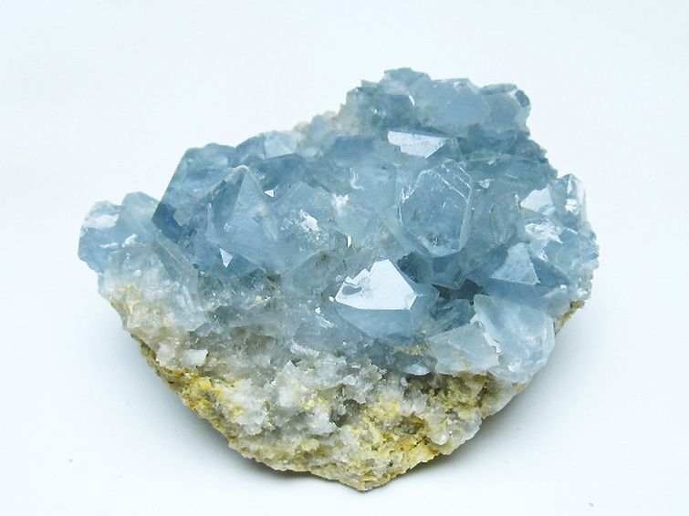 セレスタイト天青石原石 [t385-14763] 3枚目