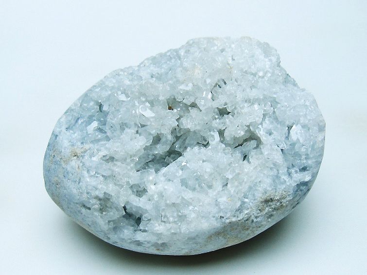 セレスタイト天青石原石[T385-14804] 3枚目