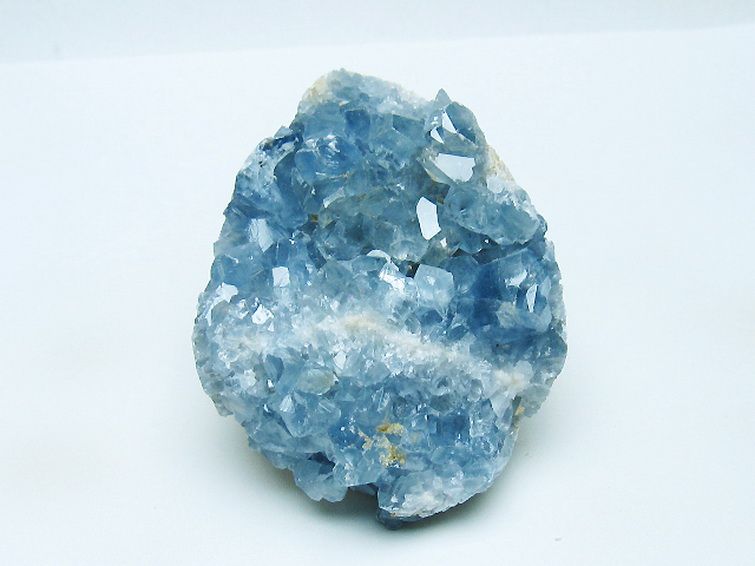 セレスタイト天青石原石 [t385-14808] 1枚目