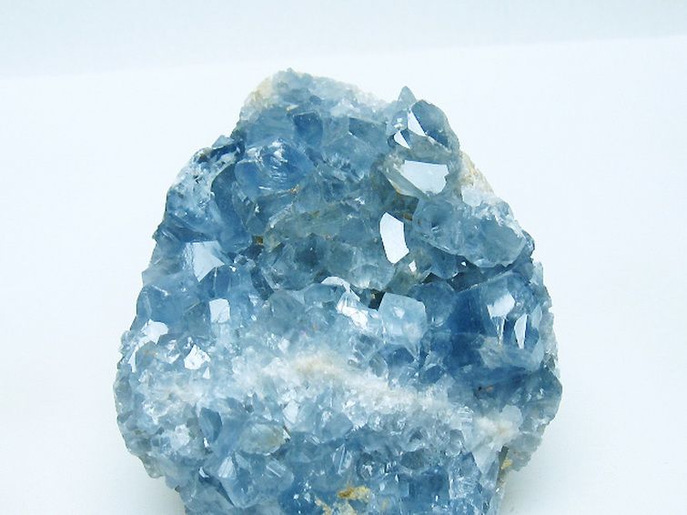 セレスタイト天青石原石 [t385-14808] 2枚目