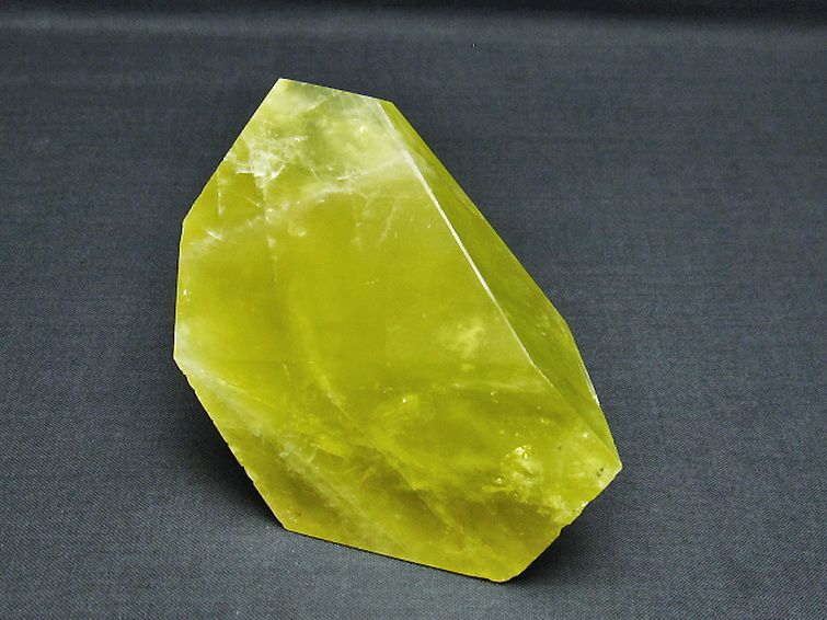 黄水晶(シトリン)原石[T386-7077] 1枚目