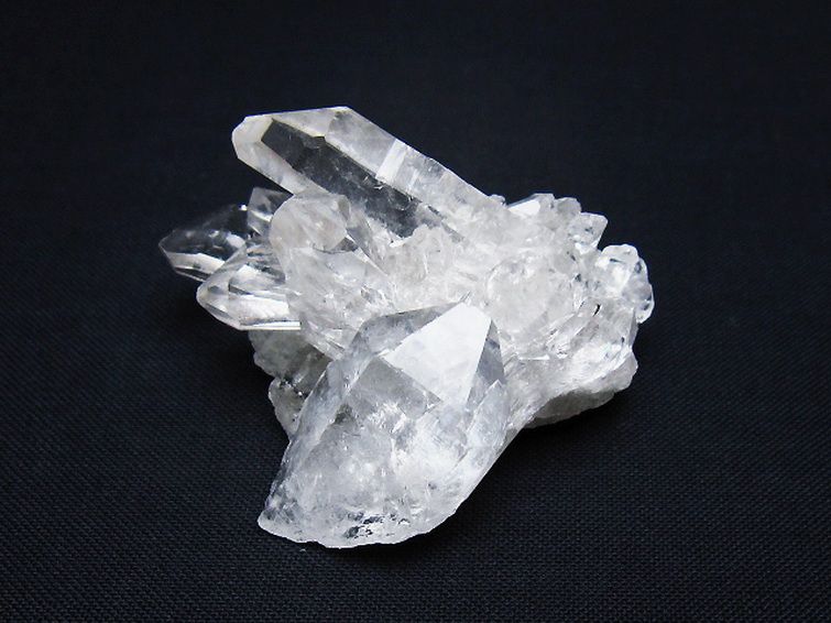 アーカンソー州産水晶クラスター[T386-7769] 1枚目