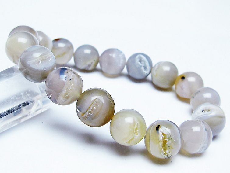 アゲート笑口ブレスレット 12mm [T39-3143] 1枚目