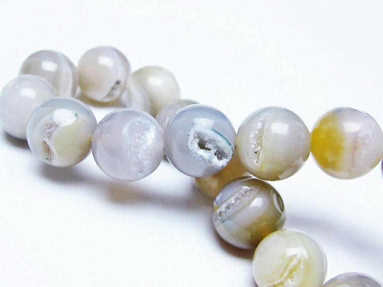 アゲート笑口ブレスレット 12mm [T39-3143] 2枚目