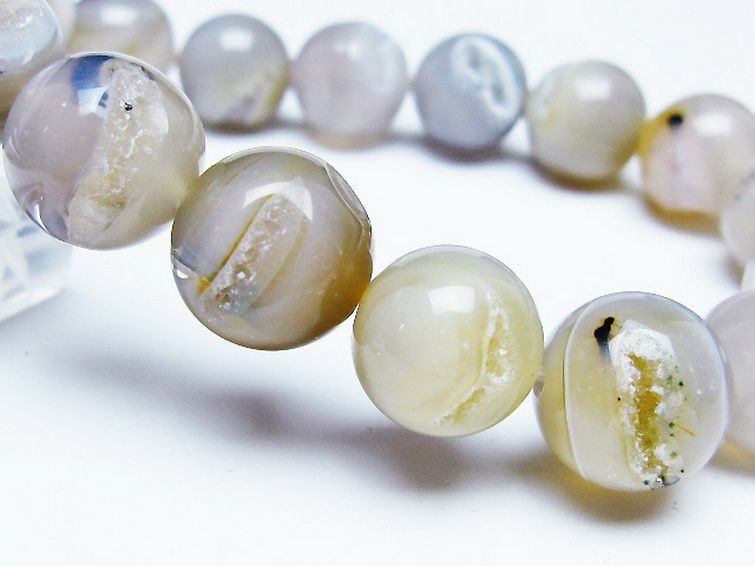アゲート笑口ブレスレット 12mm [T39-3143] 3枚目