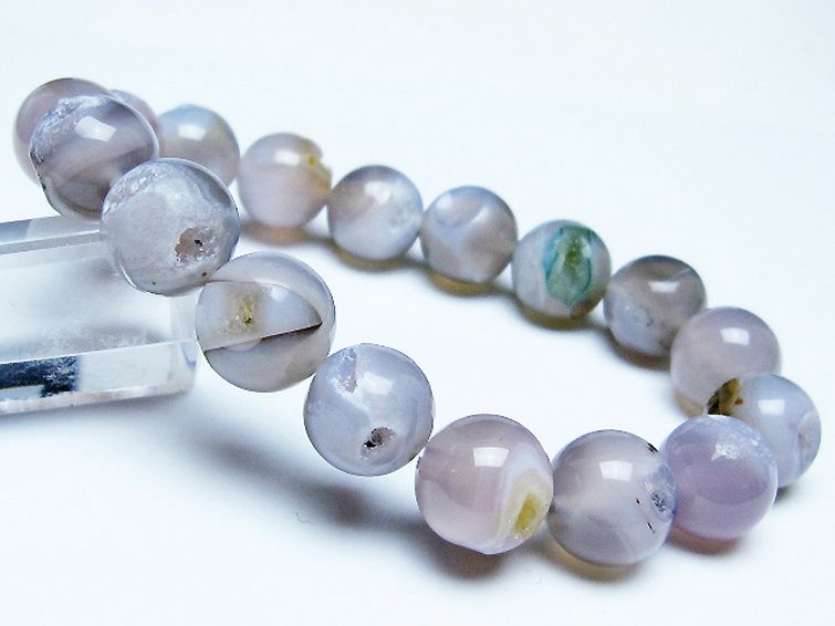 アゲート笑口ブレスレット 12mm [T39-3157] 1枚目