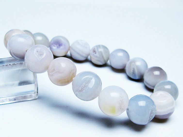 アゲート笑口ブレスレット 12mm [T39-3178] 1枚目