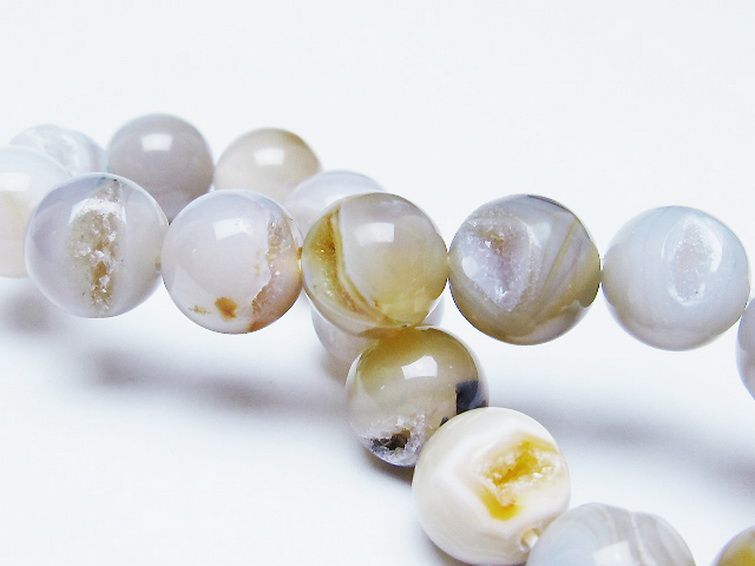 アゲート笑口ブレスレット 12mm [T39-3199] 2枚目