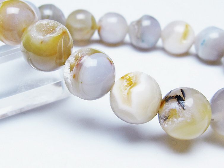 アゲート笑口ブレスレット 12mm [T39-3199] 3枚目