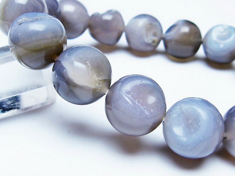 アゲート笑口ブレスレット 14mm [T39-3221] 3枚目