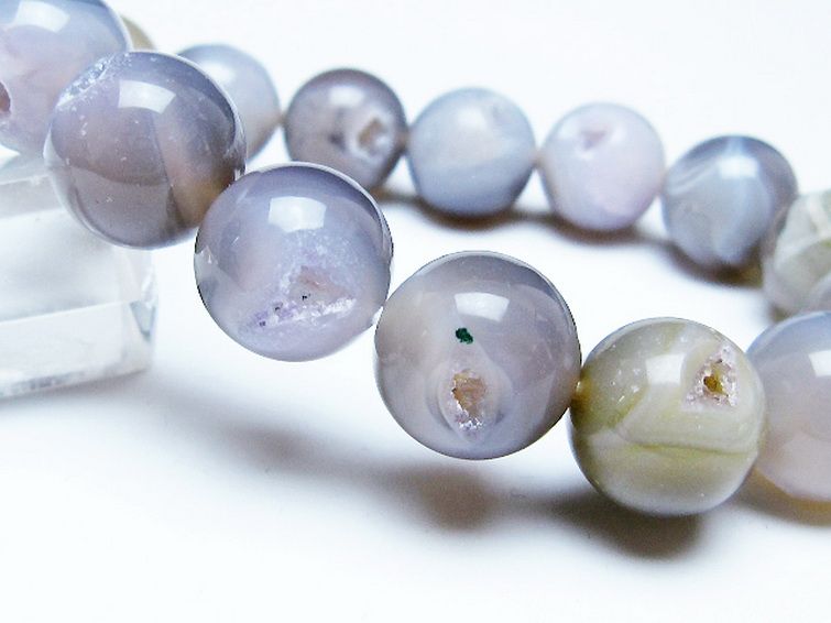 アゲート笑口ブレスレット 14mm [T39-3228] 3枚目