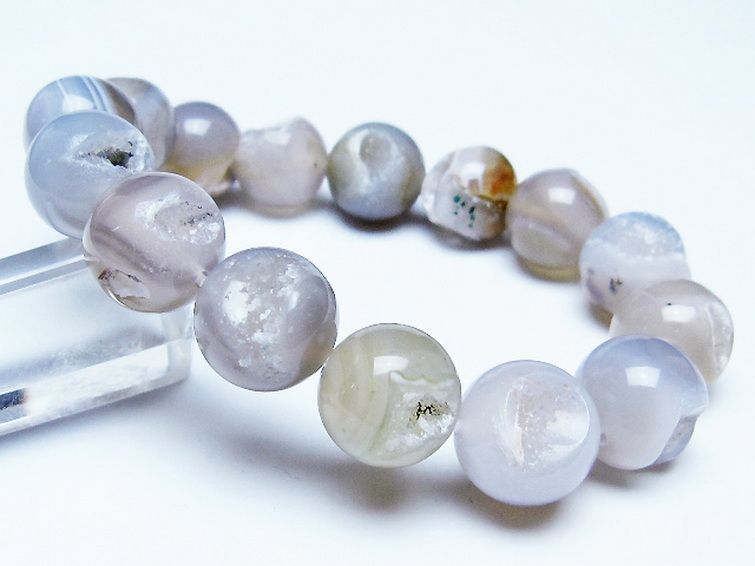 アゲート笑口ブレスレット 14mm [T39-3250] 1枚目