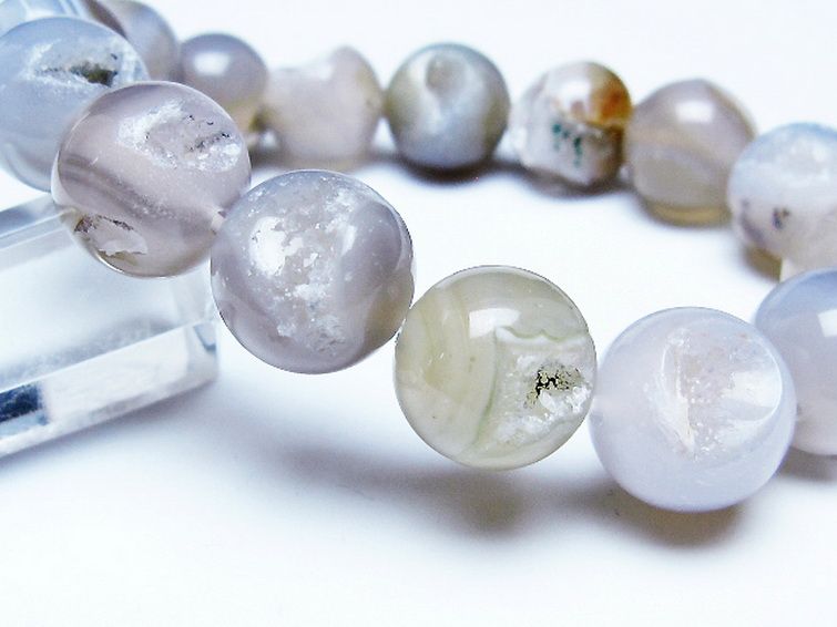 アゲート笑口ブレスレット 14mm [T39-3250] 3枚目