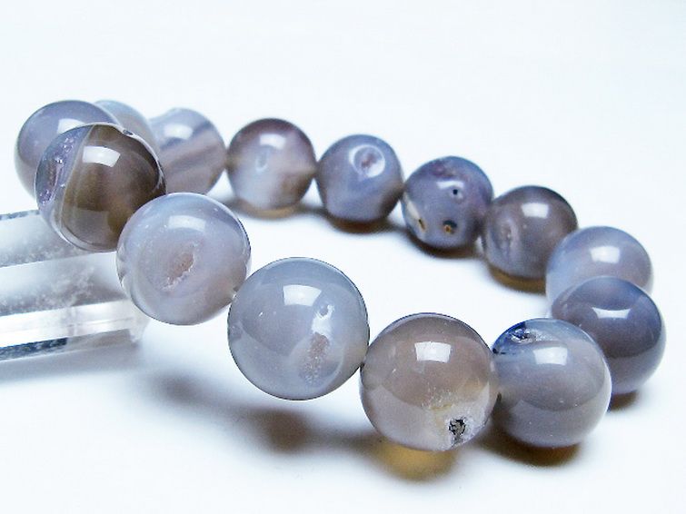 アゲート笑口ブレスレット 16mm [T39-3269] 1枚目