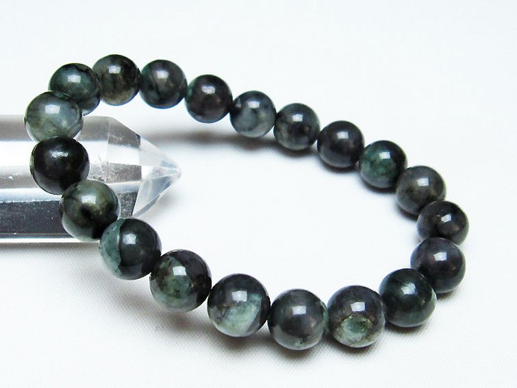 エメラルドブレスレット 12mm [T398-9256] 1枚目