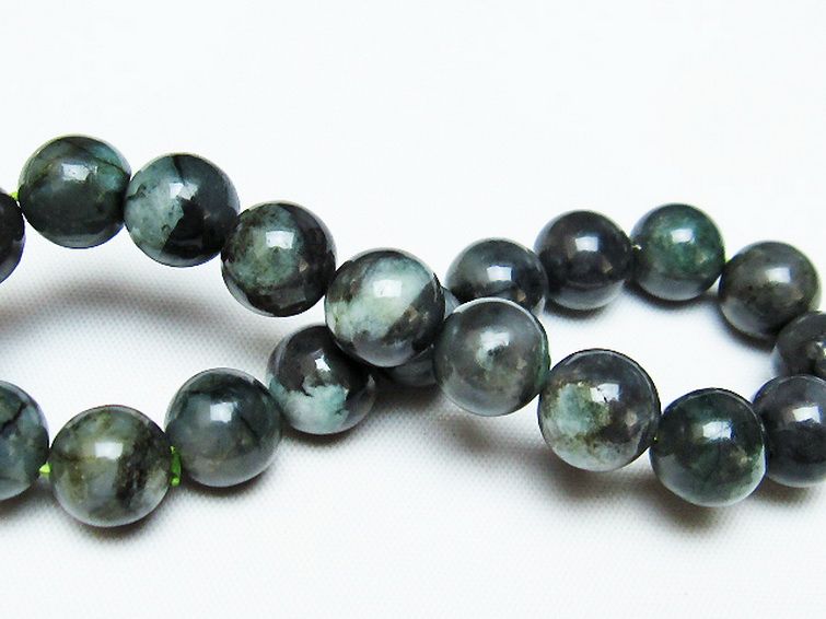 エメラルドブレスレット 12mm [T398-9256] 2枚目