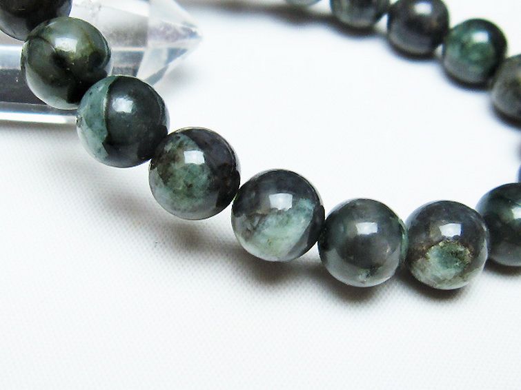 エメラルドブレスレット 12mm [T398-9256] 3枚目