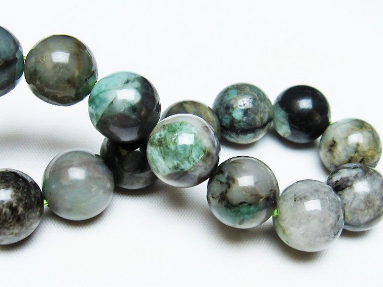 エメラルドブレスレット 10mm [T398-9286] 2枚目