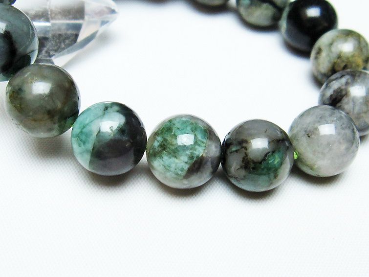 エメラルドブレスレット 10mm [T398-9286] 3枚目