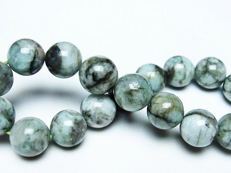 エメラルドブレスレット 10mm [T398-9471] 2枚目