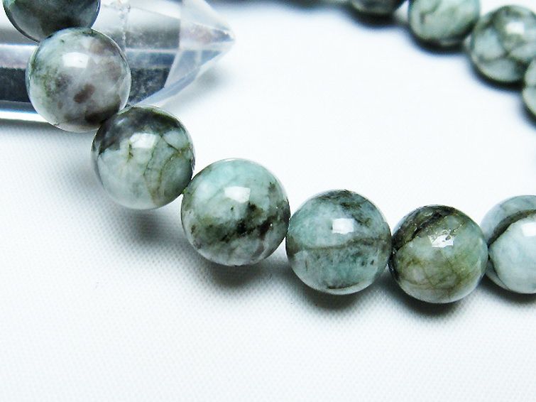 エメラルドブレスレット 10mm [T398-9471] 3枚目