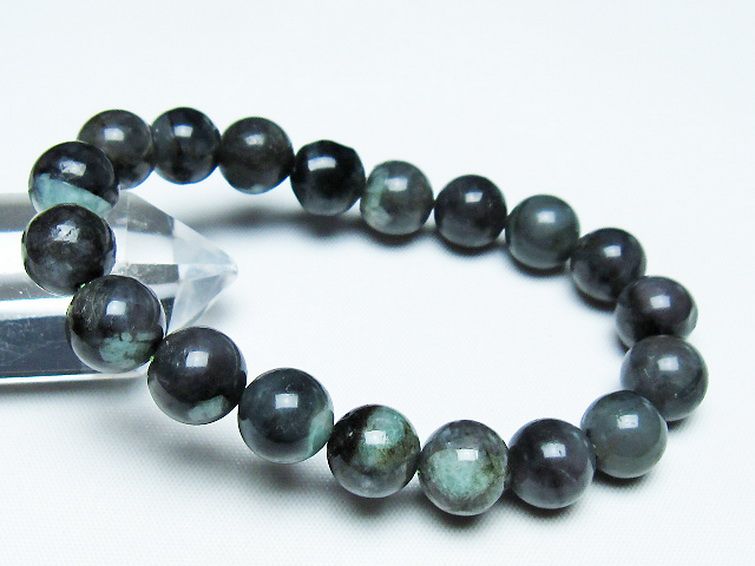 エメラルドブレスレット 12mm [T398-9477] 1枚目