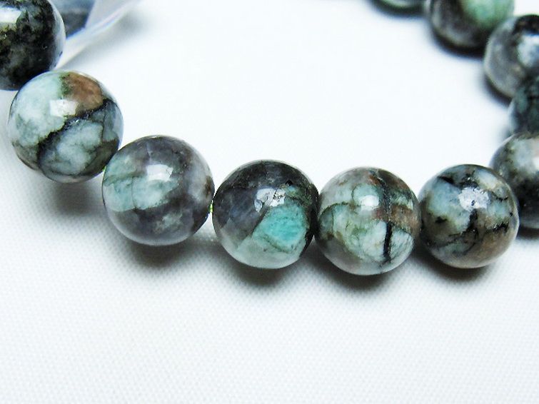 エメラルドブレスレット 13mm [T398-9485] 3枚目