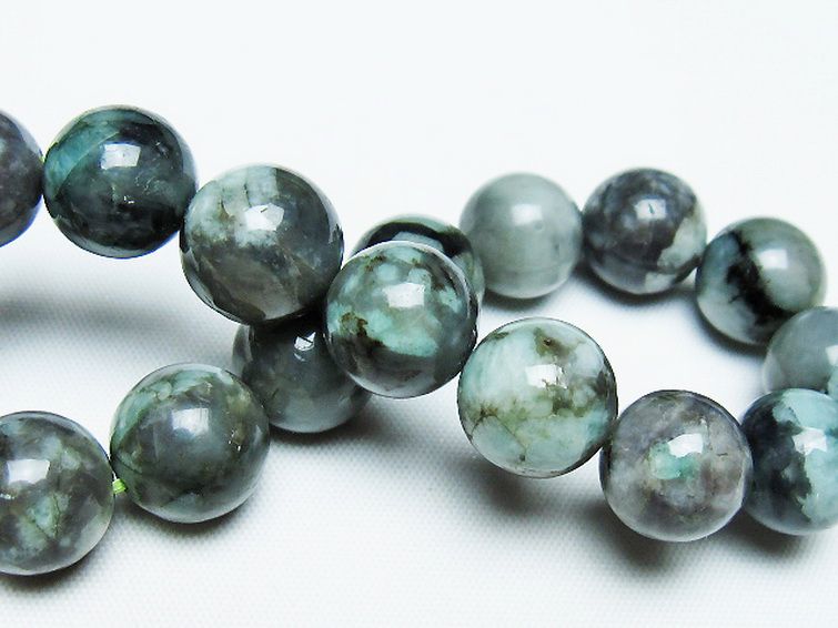 エメラルドブレスレット 12mm [T398-9491] 2枚目