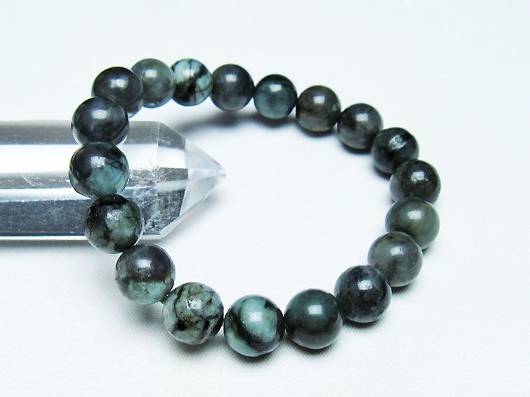 エメラルドブレスレット 11mm [T398-9534] 1枚目