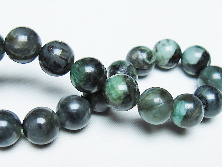 エメラルドブレスレット 11mm [T398-9534] 2枚目