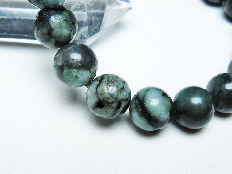 エメラルドブレスレット 11mm [T398-9534] 3枚目