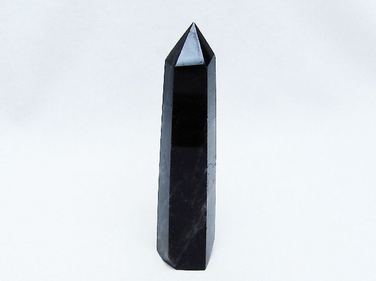 モリオン 純天然 黒水晶 六角柱 [t401-4594] 1枚目