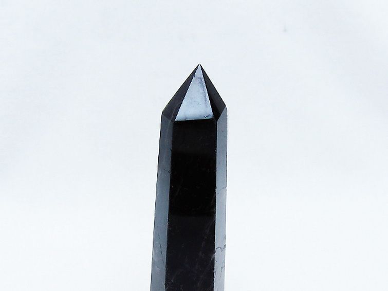 モリオン 純天然 黒水晶 六角柱 [t401-4594] 2枚目