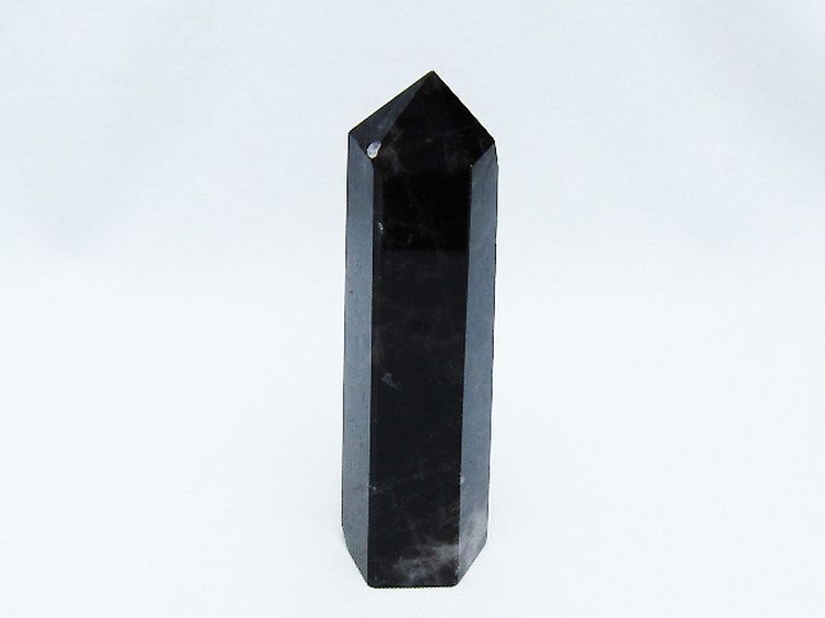 モリオン 純天然 黒水晶 六角柱 [t401-4602] 1枚目