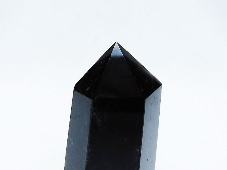 モリオン 純天然 黒水晶 六角柱 [t401-4617] 2枚目