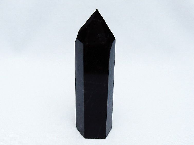 モリオン 純天然 黒水晶 六角柱 [t401-4631] 1枚目