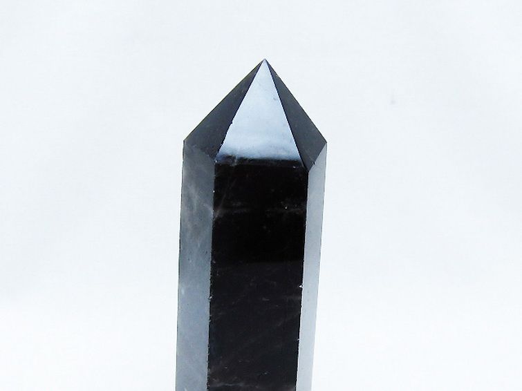 モリオン 純天然 黒水晶 六角柱 [t401-4713] 2枚目