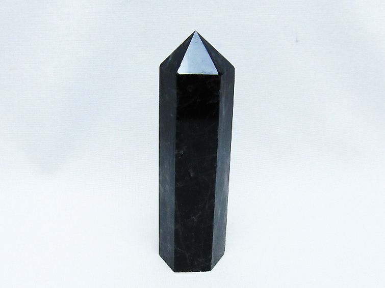 モリオン 純天然 黒水晶 六角柱 [t401-4724] 1枚目