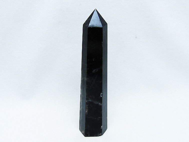 モリオン 純天然 黒水晶 六角柱 [t401-4733] 1枚目