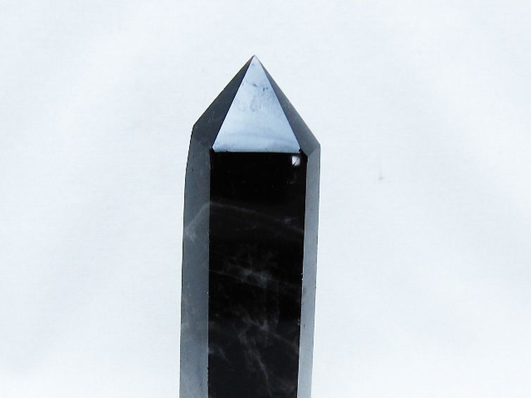 モリオン 純天然 黒水晶 六角柱 [t401-4736] 2枚目