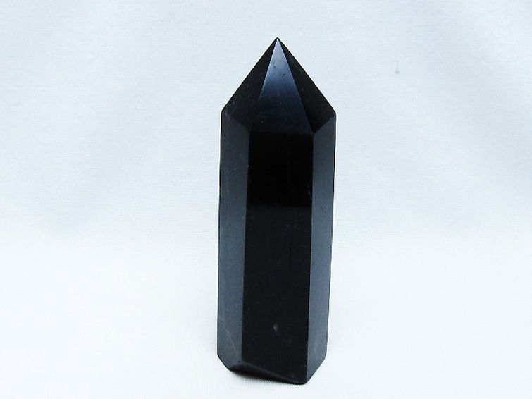 モリオン 純天然 黒水晶 六角柱 [t401-4762] 1枚目