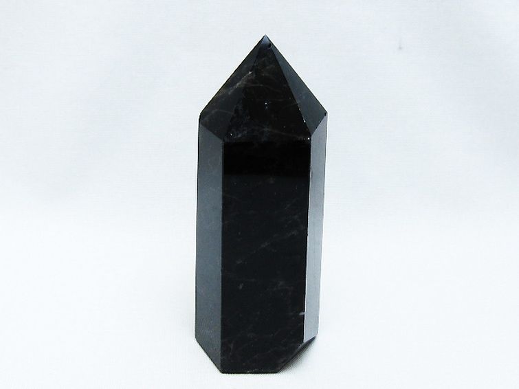 モリオン 純天然 黒水晶 六角柱 [t401-4796] 1枚目