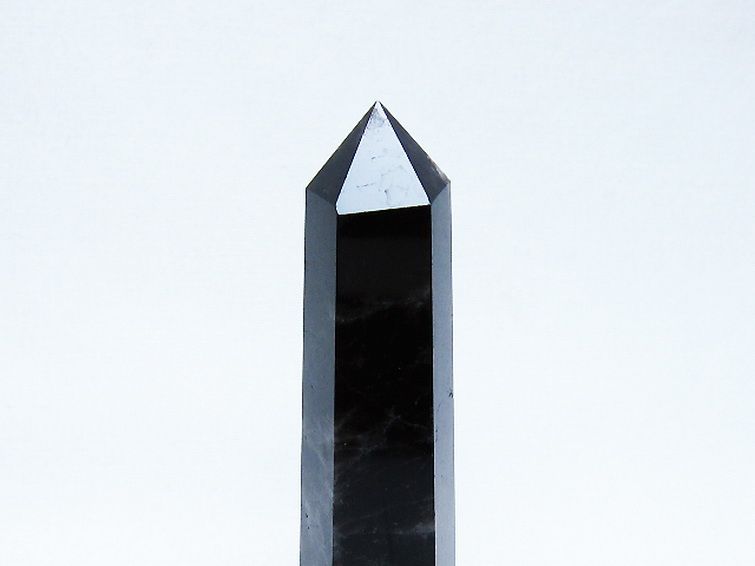 モリオン 純天然 黒水晶 六角柱 [t401-4977] 2枚目