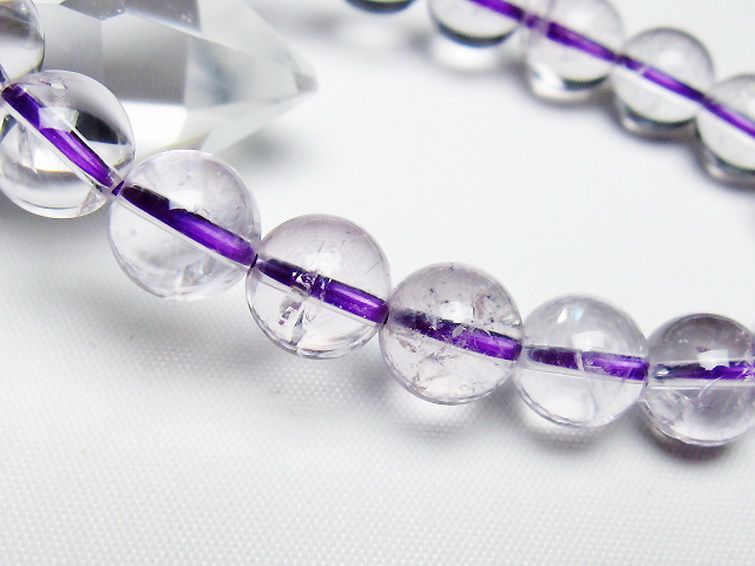 アメジストブレスレット 10mm [t403-18519] 3枚目