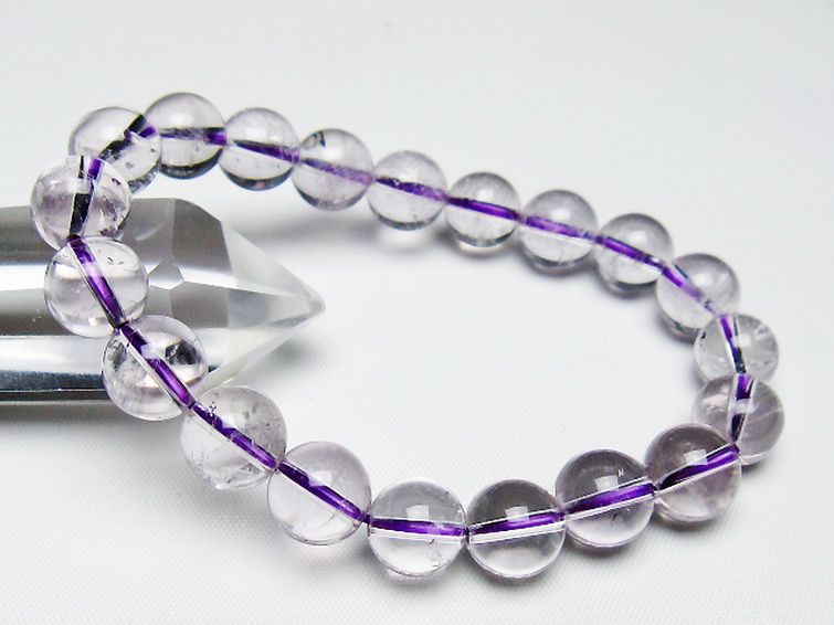 アメジストブレスレット 10mm [t403-18527] 1枚目